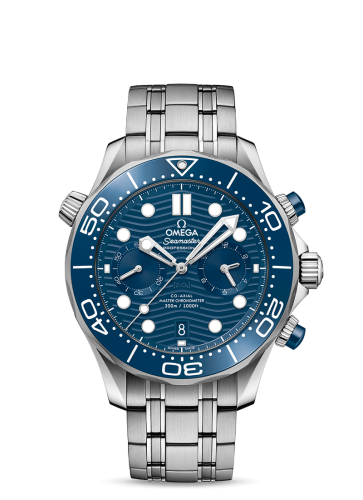 Omega Seamaster Diver 300M Master Co-Axial 44 Chronograph Stainless Steel / Blue / Bracelet